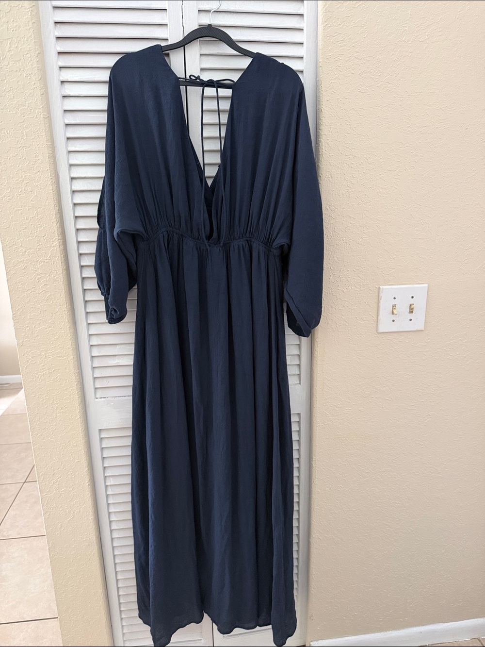 Wishlist Navy V-Neck Maxi Dress size s/m